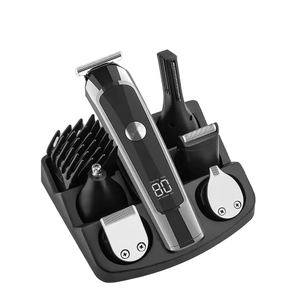 <span class=keywords><strong>Recortadora</strong></span> <span class=keywords><strong>de</strong></span> Pelo Eléctrica <span class=keywords><strong>Profesional</strong></span> 6 en 1 para Hombre, Multifunción, para Recortar <span class=keywords><strong>Barba</strong></span>, Calidad <span class=keywords><strong>de</strong></span> Salón, Uso Doméstico, en Inglés - Product Image 1