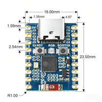 Kit de développement ESP32-C3-Zero, carte de développement mini ESP32-S3-Zero, WiFi, taille ultra-compacte, C3 S3 ESP 32