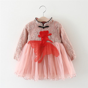 Ropa Infantil Japonesa al por Mayor, Vestidos de Rejilla Ajustables de Invierno para Niñas, Diseño de Año Nuevo, en China - Product Image 2