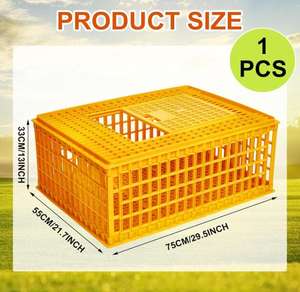 Poulailler à poulet pliable en plastique, petite Cage de Transport des volailles, prix - Product Image 2