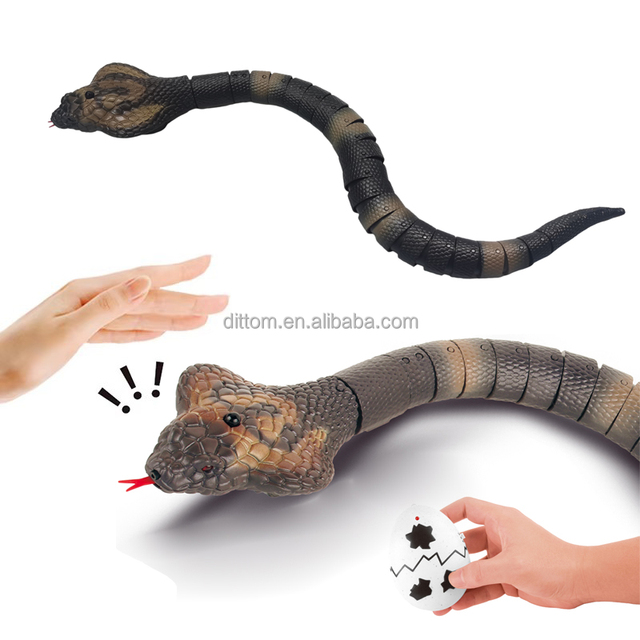Intelligent RC Sensing Cobra Infrared Control Simulation Snake Reptile Animals Model Toys