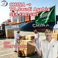 Agent maritime à faible coût de transport pour l'Arabie Saoudite, service DDP porte-à-porte, Consolidateur FCL, Service maritime économique 1688 Alibaba