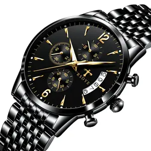Relojes गर्म बिक्री फैशन शीर्ष ब्रांड भागों नई लक्जरी मैकेनिकल गोता पुरुषों क्वार्ट्ज कलाई घड़ी मामले चीन में किए गए TRSOYE TRS618