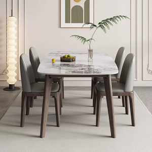 Panneau flexible de feuille de pierre frittée de 6mm pour la surface de meubles de porte d'armoire et le revêtement mural commercial - Product Image 3