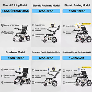 Fauteuil roulant électrique de luxe en alliage d'aluminium, pliable, léger, longue portée, <span class=keywords><strong>tout</strong></span>-<span class=keywords><strong>terrain</strong></span>, pour adultes, 13,5 kg, en promotion - Product Image 6