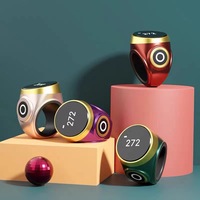 IQIBLA Bague Intelligente Musulmane avec Réveil, Affichage Numérique Android OS, Écran Tactile en Plastique, Étanche IP65, Autonomie de 3 Mois