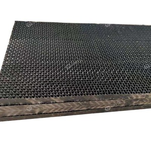 Grille <span class=keywords><strong>d</strong></span>'admission <span class=keywords><strong>d</strong></span>'<span class=keywords><strong>air</strong></span> sans cadre en <span class=keywords><strong>PVC</strong></span> résistant à la corrosion pour tour de refroidissement à flux croisé fermée - Product Image 1