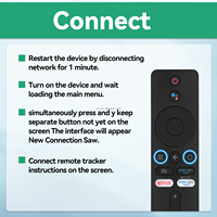 Télécommande universelle vocale BT-MI02 en gros pour téléviseurs intelligents et décodeurs Xiaomi