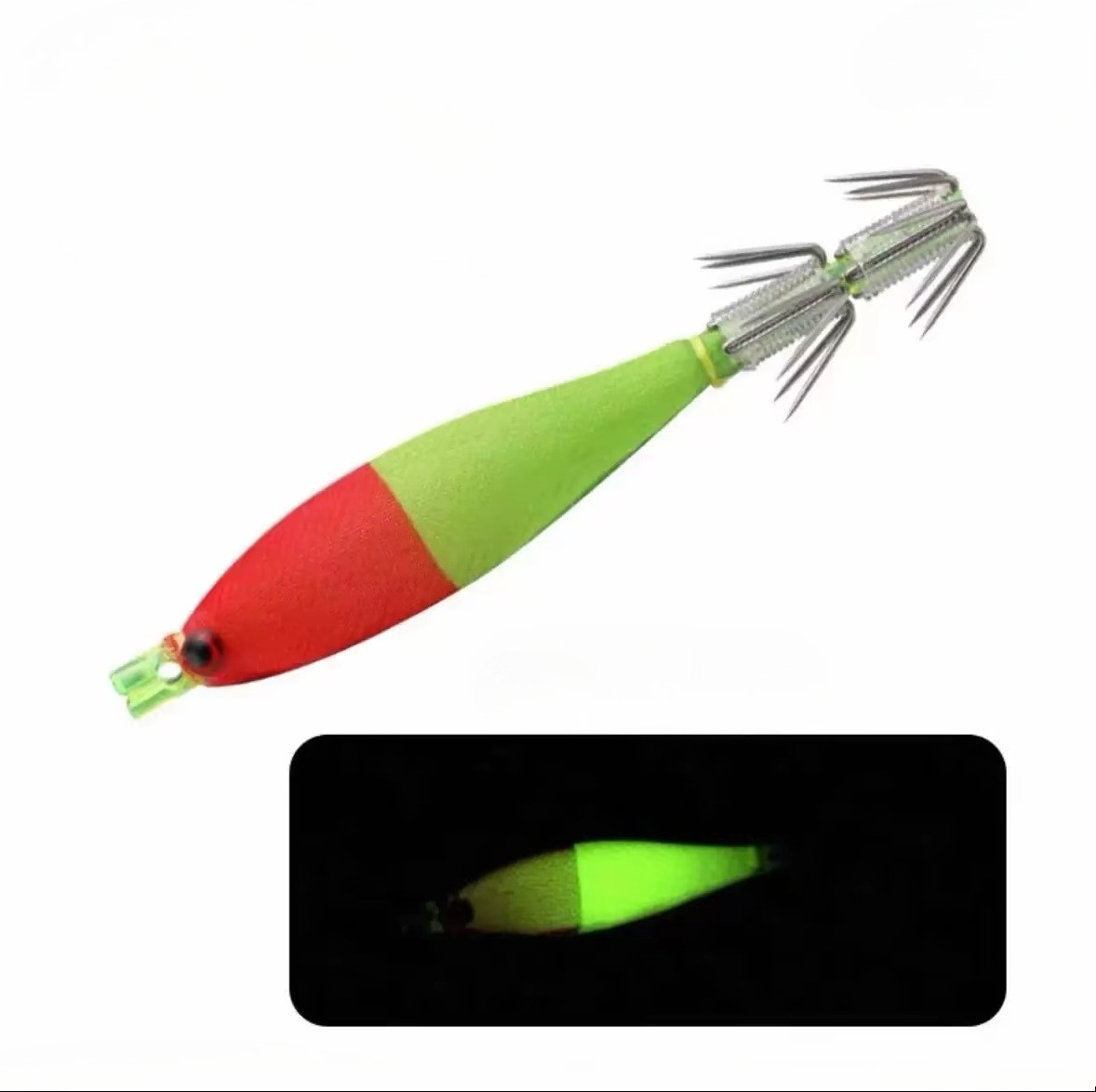 Rouge et vert lumineux