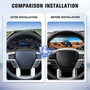 13.1 Inch Linux System Virtual Display Dashboard LCD <b>Digital</b> Cluster with USB <b>for</b> Ford F150 2015-2022 <b>Speedometer</b> Screen Cockpit - Product Image 3