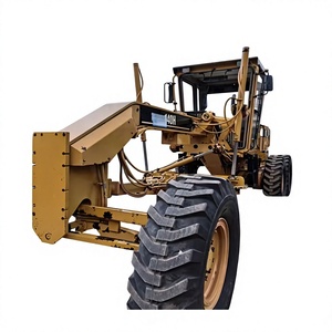 Road Machinery caterpillar Used Motor Graders 140H with A/C Rear Ripper 15800kg Weight 38km/h Forward Speed - Product Image 3