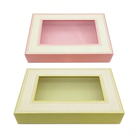 Caja de Cartón Corrugado Plegable, Ecológica, Reciclable, de Lujo, Color Rosa, con Laminado Mate, Cierre Magnético y Logotipo Personalizado