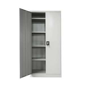 Gabinete de acero con marco de vidrio de diseño moderno para muebles de oficina con puerta de vidrio Gabinete de almacenamiento de comedor de archivo de metal - Product Image 4