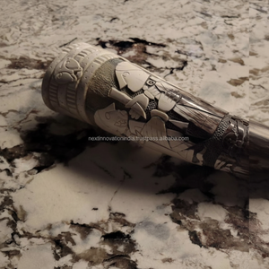 High Quality Carved Drinking Horn Best Quality Polished Technique Decoration Iron <b>Stand</b> Agate Handmade Natural Crafts for Sale - Product Image 1