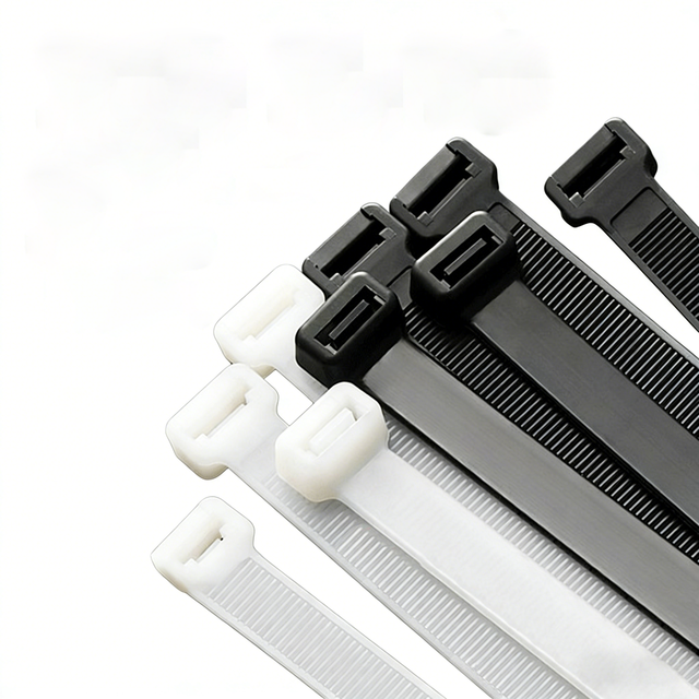 UV Resistant Self-Locking Nylon PA66 3*80mm Heavy Duty Cable Ties for Electrical Cables Multi-Purpose Wire Management