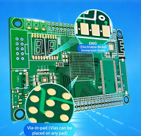 Carte de circuit imprimé (PCB) d'amplificateur audio personnalisé, masque de soudure vert double face de 1,6 mm. Production de prototypes et de pièces OEM en série. Matériau FR4