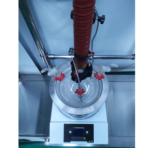 Système de distillation continue à moteur électrique à l'échelle de laboratoire 20L, colonne à lits de fluides en acier inoxydable, contrôleur PID numérique haute performance - Product Image 2