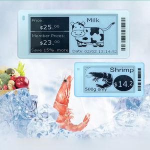Système Wifi Esl Étiquette d'étagère électronique de supermarché de 2.9 pouces Étiquette de prix d'encre E Étiquette de prix numérique Esl congelée à basse température - Product Image 1