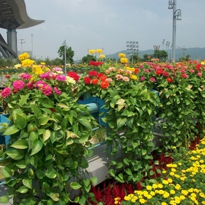 Jardinières en forme de selle pour la décoration de clôtures, pots de fleurs pour décorer les clôtures - Product Image 5