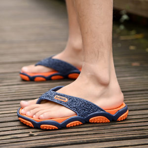 Chaussures de plage pour hommes, tongs de salle de bain de massage <span class=keywords><strong>grande</strong></span> taille 45 drag 916 - Product Image 4
