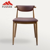 Boulangerie personnalisée Café Thé Boutique Dessert Sièges Foshan Ville Usine Moderne Confortable Durable Cadre en Métal Chaise pour Dîner