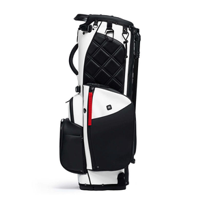 Оптовая продажа, роскошная кожаная сумка-стойка для гольфа, на заказ, 6/14 судно-призрак, легкая сумка для гольфа - Product Image 6