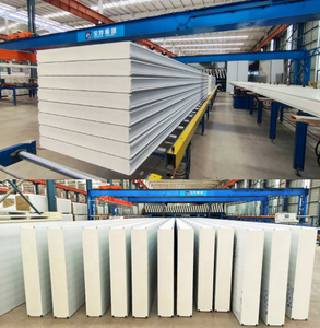 Sandwich panel dây chuyền sản xuất tường/mái lạnh phòng ngủ Bảng điều chỉnh cách nhiệt làm cho dòng máy - Product Image 1