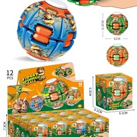 Spinner de Dedo con Doble Función, Modos de Empujar y Girar, Diseño Abstracto, Juguete de Plástico Práctico para la Oficina