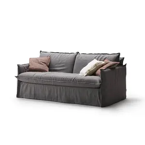 solo de sofá cama convertible Suppliers-Sofá cama individual de tela plegable Convertible para sala de estar, hogar y Hotel