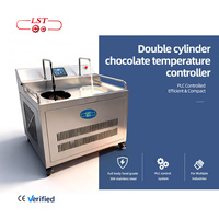 Machine à chocolat de bureau LST Distributeur de chocolat chaud personnalisé Petite machine à fondre et à tempérer le chocolat pour l'entreprise à domicile