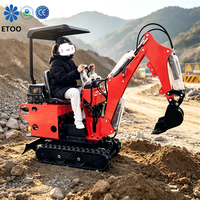 Mini-excavatrice hydraulique, machine de terrassement compacte à haute efficacité, conforme aux normes Euro 5 EPA, pour usage domestique