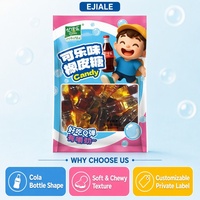 Popular Cola Flavor Bottle Gummy Candy 98g Soft Chewy Sweet Soda Taste Sugar Custom Private Label Wholesale