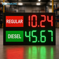 Écran d'affichage des prix LED étanche pour stations-service, panneau de prix du carburant LED 8.88, panneau de prix du diesel LED standard.