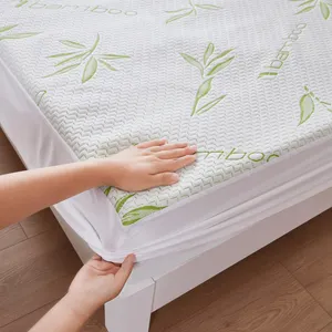 Bamboo Terry Mattress Protector Waterproof Bed Cover Mattress Protector for Kid