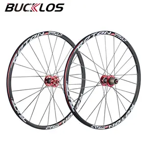 OEM/ODM BUCKLOS Ruedas De Bicicleta 26/27.5/29 "カーボンファイバーハブマウンテンバイクMTBホイールセットディスクブレーキ自転車パーツホイールセット