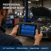 Escáner OBD2 UDIAG A350 de 4 Sistemas para Motor, Transmisión, ABS, SRS, Lector de Códigos de Diagnóstico, 6 Funciones de Reinicio, Aceite, EPB, TPMS, para Autos, Camiones y SUV