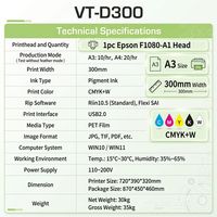 Impresora DTF Todo en Uno de 30 cm con Horno y Agitador, Cabezal Único F1080 para Impresión de Logotipos en Tela de Algodón y Poliéster