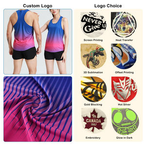 เสื้อกล้ามผู้ชายคุณภาพสูงสั่งทำพิเศษ แห้งเร็ว ระบายอากาศได้ดี น้ำหนักเบา ผลิตจากผ้าฝ้ายใยไผ่ พิมพ์ลายดิจิทัล - Product Image 5