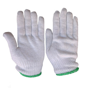 Cotton Work <b>Gloves</b> 10-Needle 450g Grade A Lampshade Full Texture Durable General Purpose Safety <b>Gloves</b> - Product Image 5