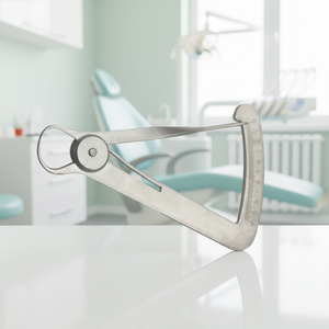 Calibrador de Medição para Implantes Dentários em Aço Inoxidável com Fonte de Alimentação Manual para Laboratório Odontológico 0-10 mm - Product Image 4