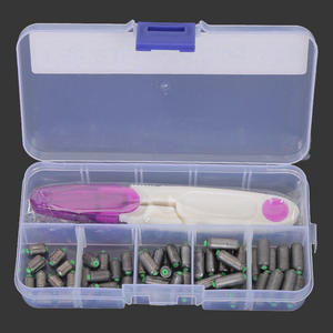 Acessórios para equipamento de pesca, 50 caixas macias núcleo de chumbo banda de chumbo molde para pesos de pesca com tesoura - Product Image 4