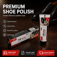 Hei Niu - Crema Renovadora de Cuero de Larga Duración en Tubo, Color Negro Brillante, Fácil de Limpiar