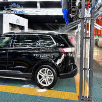 Machine de lavage de voitures sans contact entièrement automatique avec guidage intelligent du stationnement – Solution de lavage automobile pour station-service
