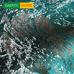 Blackout Thermal <strong>Painterly</strong> Fluid Water Foliage Pattern 100% Polyester Fire Retardant Hot Stamping Insulated Modern <strong>Curtain</strong> - Product Image 5