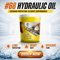 Aceite Hidráulico ISO VG 46 AW 68, Lubricante Industrial Antidesgaste, Bidón de 20L, Tambor de 200L para Excavadora, Cargadora, Maquinaria de Construcción