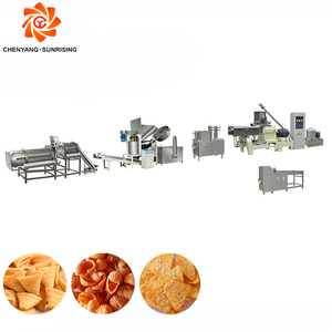 Extrusora Automática de Doble Tornillo de Acero Inoxidable, Máquina Triangular para Hacer Chips de <span class=keywords><strong>Doritos</strong></span> Fritos, Bugles y Otros Snacks para Granja - Product Image 2