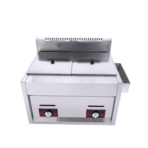 6L + 6L Professionnel Cina Friggitrice un <span class=keywords><strong>Friteuse</strong></span> À <span class=keywords><strong>Gaz</strong></span> Frite De Pommes De Terre Frites Machine Comercial <span class=keywords><strong>Gaz</strong></span> <span class=keywords><strong>Friteuse</strong></span> - Product Image 3