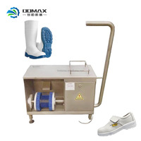 Station de lavage et de désinfection de bottes et chaussures de qualité supérieure avec brosse à rouleaux