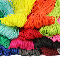 Paracorde d'Extérieur en Polyester de 4 mm, 100 Mètres, avec 7 Brins Intérieurs, Capacité de 550 Lbs, Corde de Parachute Complète, Emballage en Sac de Nylon