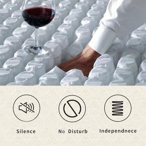 Nệm cao su thiên nhiên êm ái, kích thước <span class=keywords><strong>King</strong></span>, Queen, Single, đệm phủ lông cừu 5 vùng, nệm lò xo túi khách sạn - Product Image 6